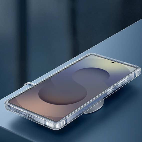 Pouzdro pro Samsung Galaxy S25 Ultra, Fusion Hybrid, pro MagSafe, průhledné + sklo na displej