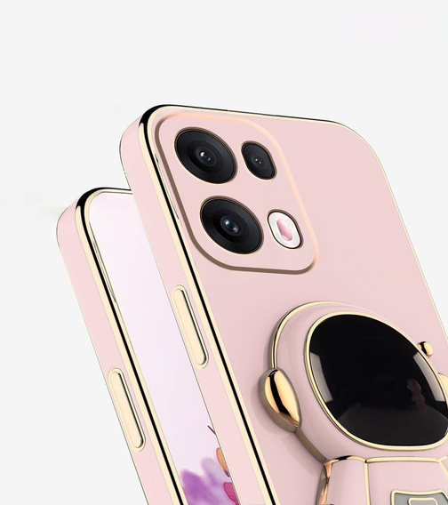 Pouzdro pro Oppo Reno 13, Astronaut, růžové
