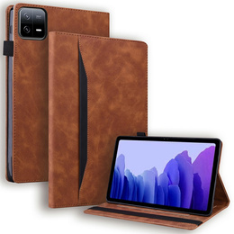 Pouzdro pro Xiaomi Pad 7, Classic, s prostorem pro stylus, hnědé