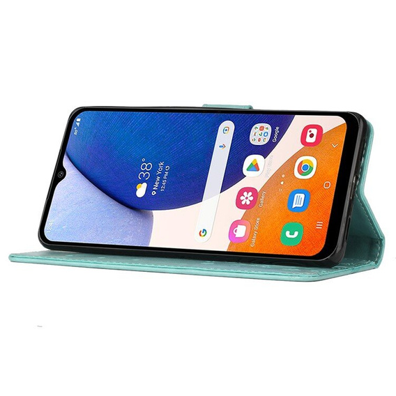 Klopové pouzdro pro Samsung Galaxy A55 5G, Wallet, Butterfly, fialové