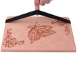 Pouzdro pro Lenovo Tab M11, Butterfly, růžové