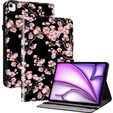 Pouzdro pro Apple iPad Air 11" 6 gen. 2024 (A2902, Smartcase, plum blossom