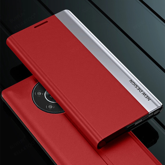 Klopové pouzdro pro Honor Magic 6 Lite 5G, Side Magnetic, červené