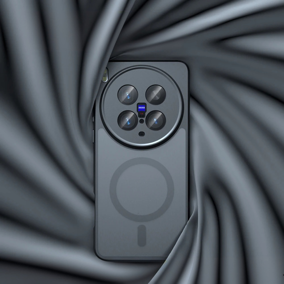 Pouzdro pro Vivo X200 Pro 5G, pro MagSafe, ERBORD Matt Case, černý