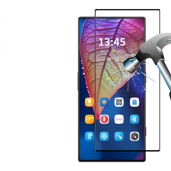 ENKAY Tvrzené sklo pro ZTE nubia Red Magic 9 Pro 5G / 9 Pro+ 5G, černé