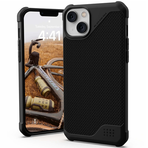 Pouzdro Urban Armor Gear pro iPhone 14 Plus, Metropolis LT MagSafe Fibr Armr, černé