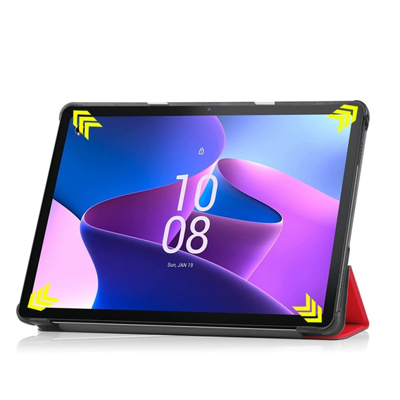 Pouzdro pro Lenovo Tab M10 10.1 Gen 3, Smartcase, červené