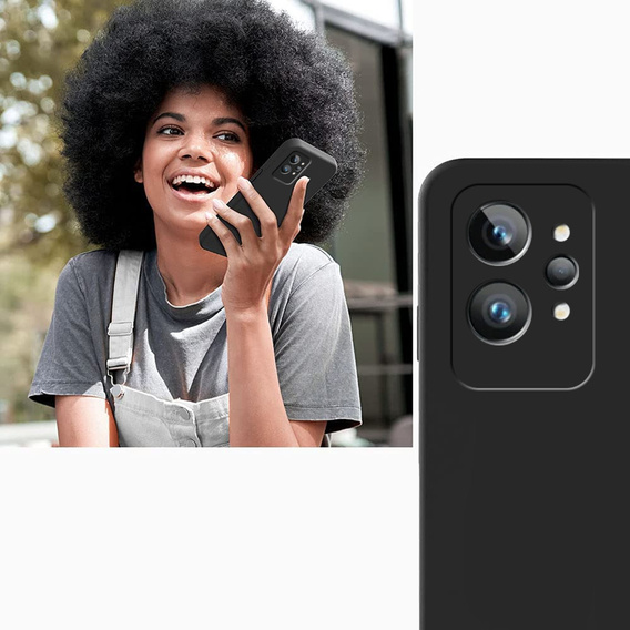 Pouzdro pro Realme GT2 Pro, Silicone Lite, černé