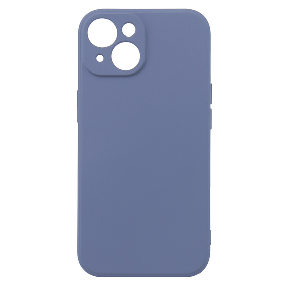 Pouzdro pro iPhone 15 Plus, Silicone Lite, šedé