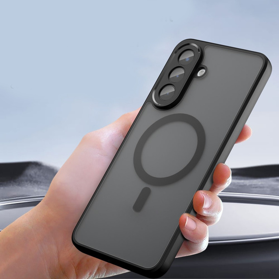 Fusion Hybrid pouzdro pro MagSafe pro Samsung Galaxy A57 5G, černé