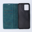 Pouzdro pro Motorola Moto G13/ G23 4G, ERBORD Vintage peněženka s klopou, modré