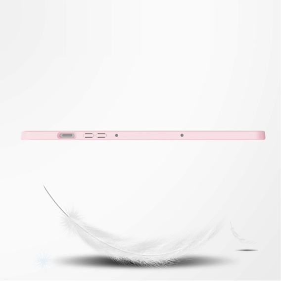 Pouzdro pro Samsung Galaxy Tab S9 FE / S10 FE, Smartcase Hybrid, se slotem na stylus, růžové