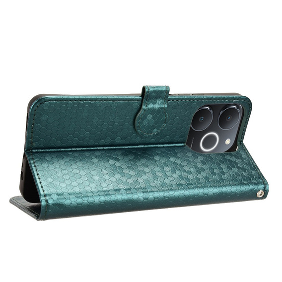 Flipové pouzdro pro Realme Note 70T 4G, Wallet Rhombus, zelené