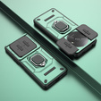 Pouzdro pro Xiaomi Redmi A3, KickStand Camera Lens, zelené