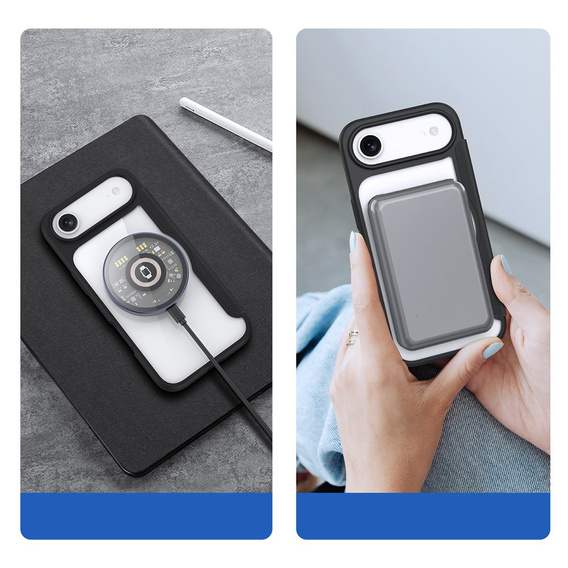 Dux Ducis pouzdro pro iPhone Air, Skin X Pro, s klopou, pro MagSafe, černé