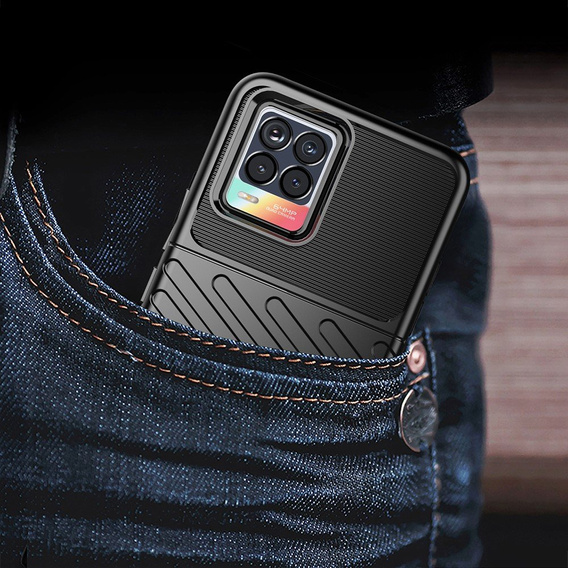 Pouzdro pro Realme 8/8 Pro, Thunder, černé
