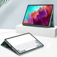 Pouzdro pro Lenovo Tab P12, Smartcase s prostorem pro stylus, zelené