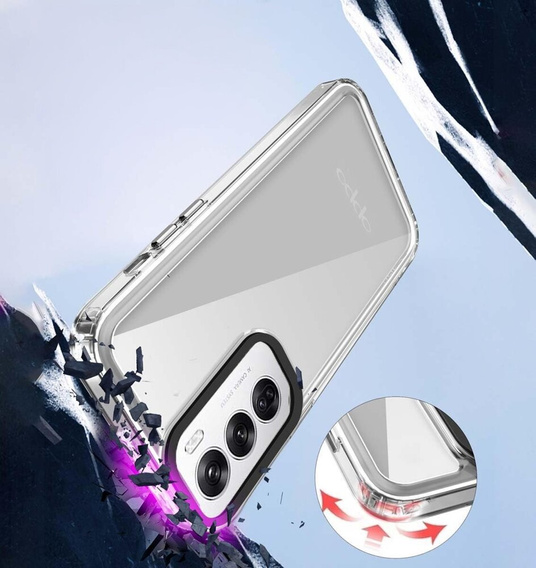 Pouzdro pro Oppo Reno 12 Pro, Fusion Hybrid, průhledné