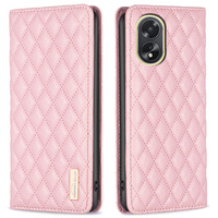 Klopové pouzdro pro Oppo A38 4G, Wallet, BINFEN COLOR, růžové