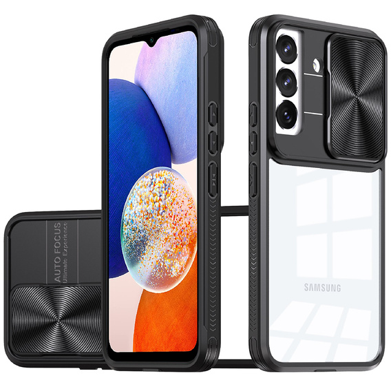 Pouzdro pro Samsung Galaxy A14 4G/5G, Slide Camera, černé