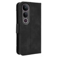 Klopové pouzdro pro Vivo V50 Lite 4G / 5G, Card Slot, černé
