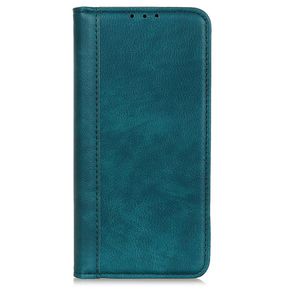 Pouzdro pro OnePlus 12 5G, Wallet Litchi Leather, zelené