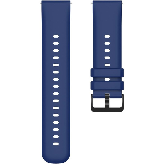 Pasek Silikonowy uniwersalny 22mm, Granatowy