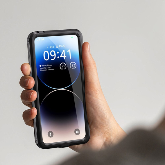 Vodotěsné pouzdro IP68 pro Xiaomi Redmi Note 13 Pro 5G, Redpepper, černé