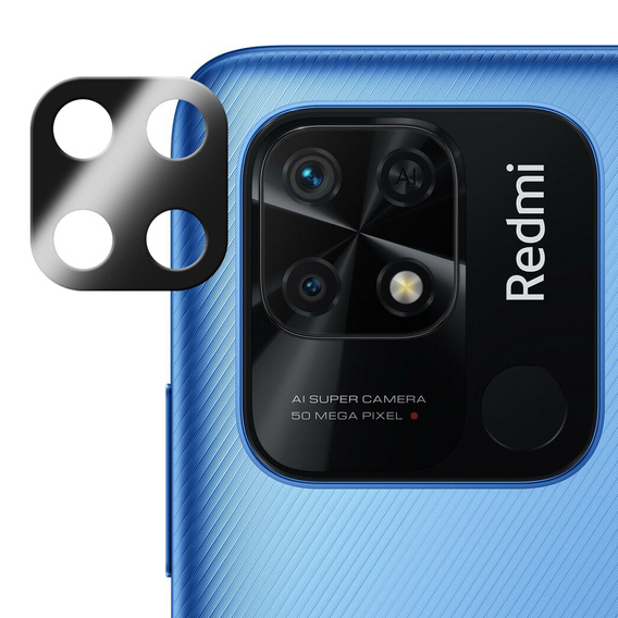 Tvrzené sklo na fotoaparát pro Xiaomi Redmi 10C, modré