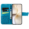 Klopové pouzdro pro Realme 14 Pro+ 5G, Butterfly, modré
