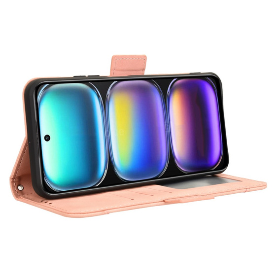 Klopové pouzdro pro Infinix Hot 50 4G, Card Slot, růžové