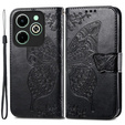 Klopové pouzdro pro Infinix Hot 40i, Butterfly, černé