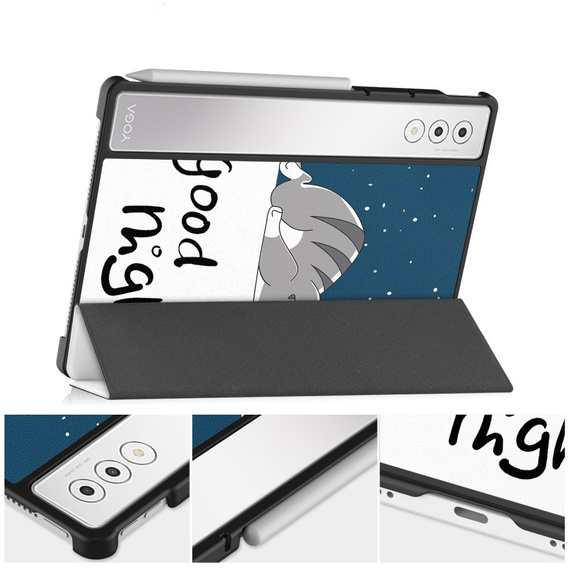 Pouzdro pro Lenovo Yoga Tab Plus, Smartcase, cat