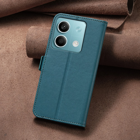 Klopové pouzdro pro Xiaomi Redmi Note 13 5G, BINFEN Wallet, zelené