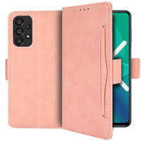 Klopové pouzdro pro Samsung Galaxy A13 4G, Card Slot, růžové