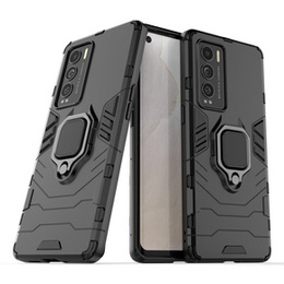 Pouzdro pro Realme GT Explorer Master, Kickstand Ring, černé