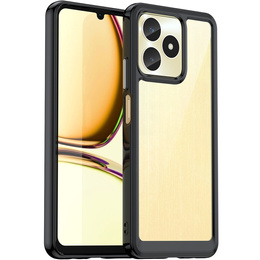Pouzdro pro Realme C51, Fusion Hybrid, transparentní / černé
