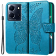 Klopové pouzdro pro Infinix Note 30 5G, Butterfly, modré