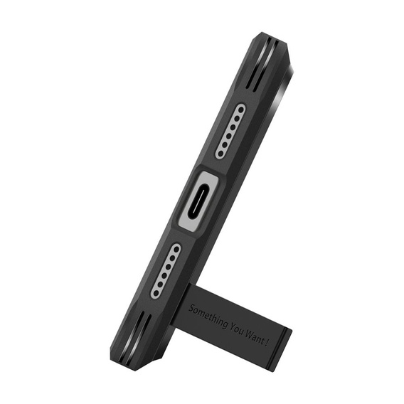 Spigen pouzdro pro iPhone 17 Pro, Tough Armor T MagSafe, černé