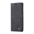 Pouzdro CASEME pro Xiaomi Redmi Note 10 Pro, Leather Wallet Case, černé