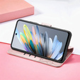 Klopové pouzdro pro Motorola Moto G15 / Motorola Moto G15 Power, Butterfly, růžové rose gold