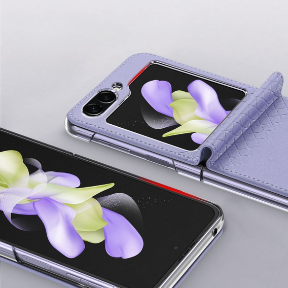 Pouzdro Dux Ducis pro Samsung Galaxy Z Flip5 5G, Bri, fialové