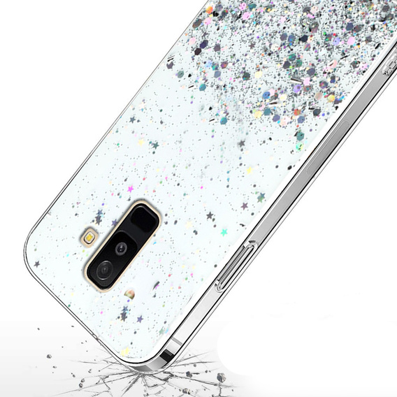 Pouzdro pro Samsung Galaxy A6 Plus 2018, Glittery, průhledné