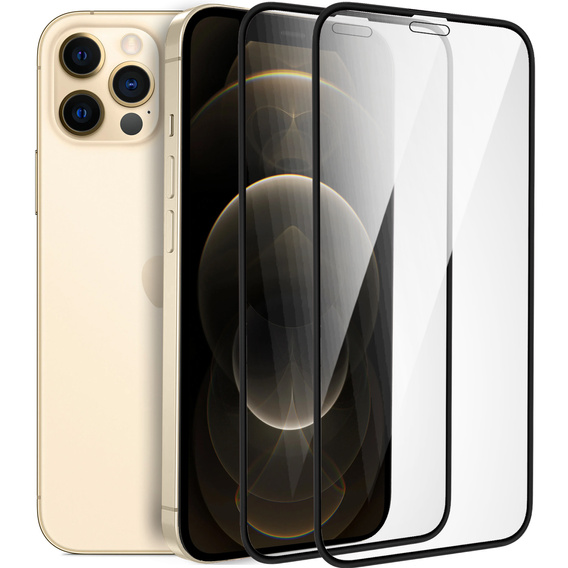 2x keramické hybridní sklo ERBORD pro iPhone 12 Pro Max