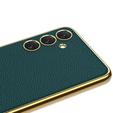 Pouzdro pro Samsung Galaxy S24, GKK Leather, zelené