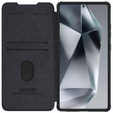 Flipové pouzdro NILLKIN pro Samsung Galaxy S25 Ultra, CamShield Qin Pro, kůže, černé