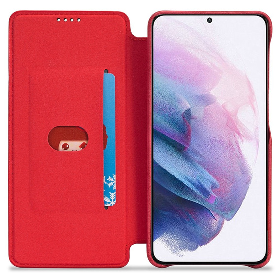 Klopové pouzdro pro Samsung Galaxy S22+ Plus 5G, LC.IMEEKE, červené