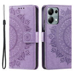 Klopové pouzdro pro Xiaomi Redmi Note 13 Pro 4G / Xiaomi Redmi Note 14S / Xiaomi Poco M6 Pro 4G, Mandala, fialové