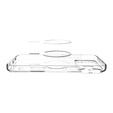 Spigen Ultra Hybrid MagSafe pouzdro pro iPhone 17 Pro, čiré / bílé