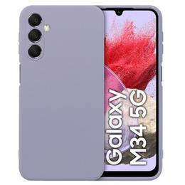 Pouzdro pro Samsung Galaxy M34 5G, Silicone Lite, fialové